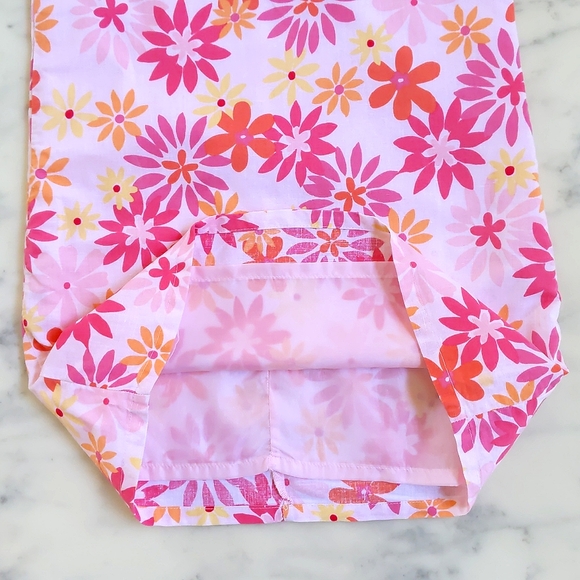 NWOT. Old Navy Fully Lined Linen and Cotton Dress with multi color flowers. - Picture 5 of 8